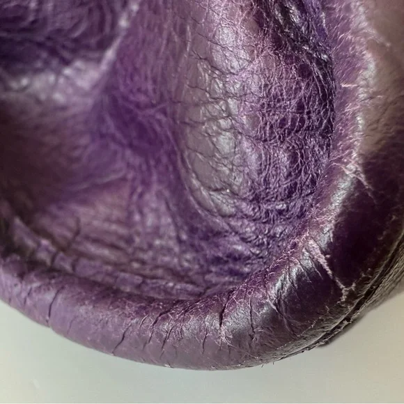 ‼️SOLD‼️ BALENCIAGA S/S 2012 RH Dark Violet Purple City Bag - Picture 7 of 15